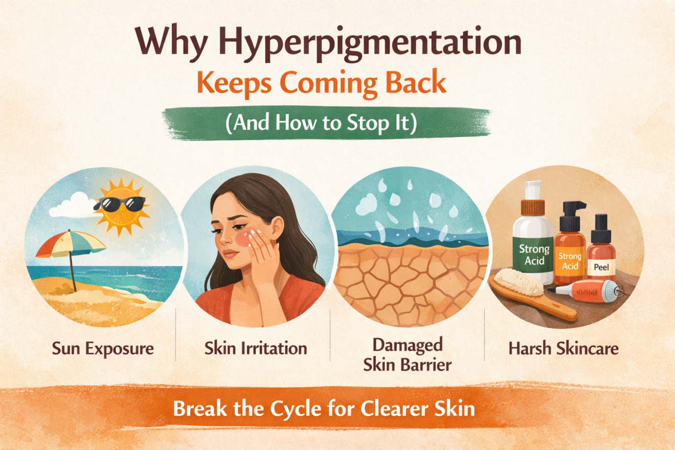 Why Hyperpigmentation Keeps Coming Back (And How to Stop It)